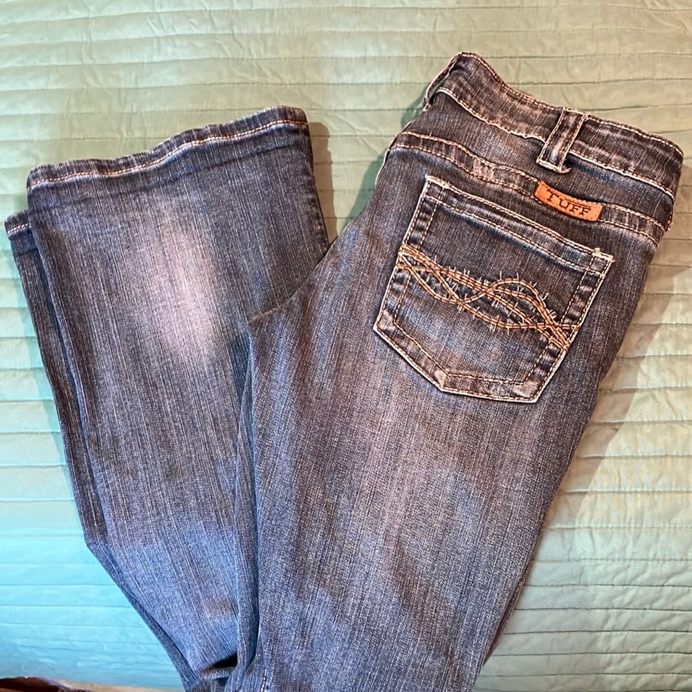 Cowgirl Tuff Don’t Fence Me In Dark Wash